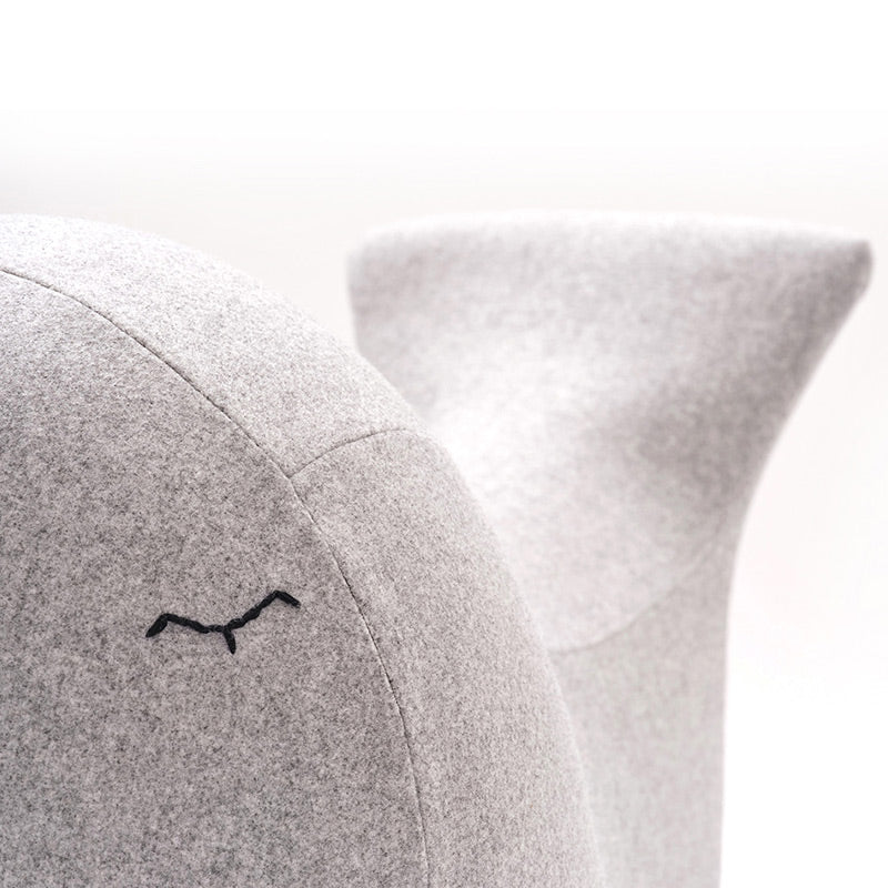 Bada & Bou  Schaukel-Wal “ba“   Grey Melange - Image 3