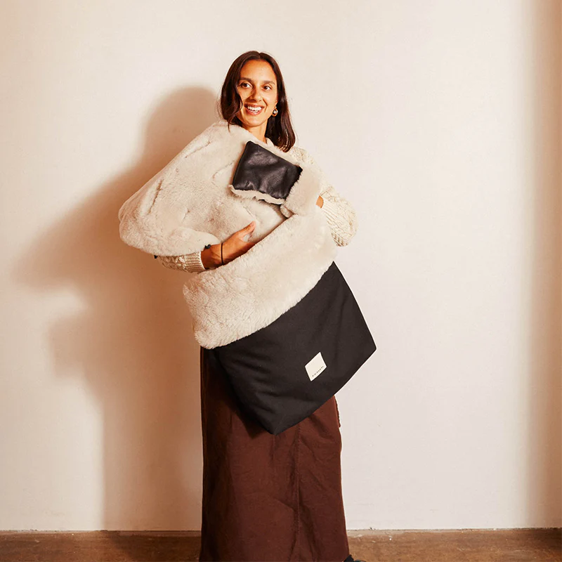 BINIBAMBA  Schaffell Kinderwagen Fusssack  Moon - Image 10