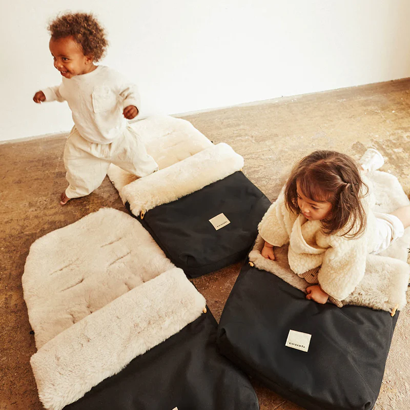 BINIBAMBA  Schaffell Kinderwagen Fusssack  Moon - Image 11