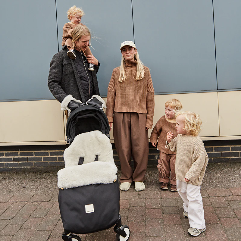 BINIBAMBA  Schaffell Kinderwagen Fusssack  Moon - Image 8
