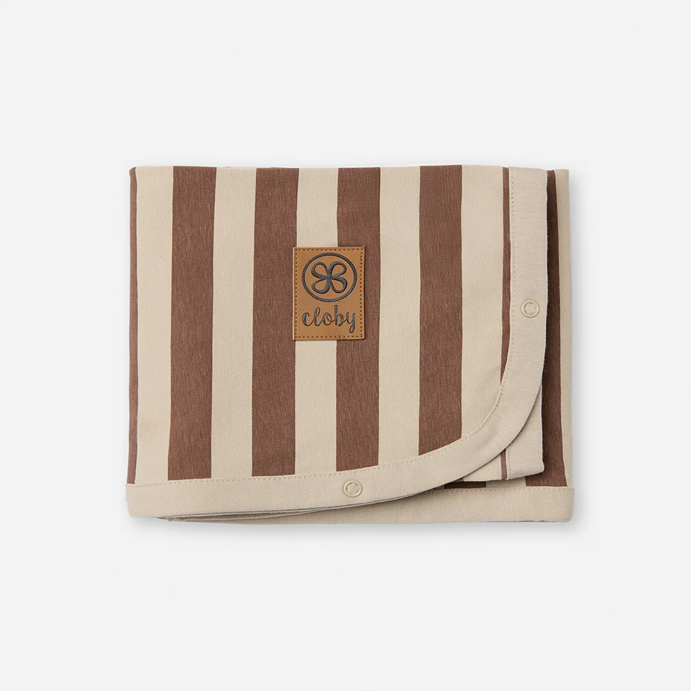 Cloby UV-Decke UFP 50+ Peanut/Sandy Stripe