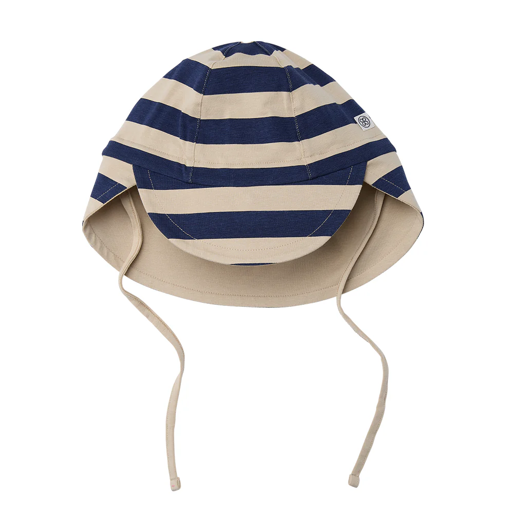 Cloby Wendbarer UV-Sonnenhut Navy/Sandy Stripes