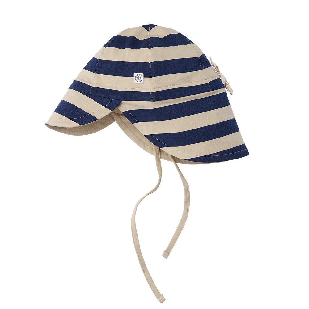 Cloby Wendbarer UV-Sonnenhut Navy/Sandy Stripes - Image 2