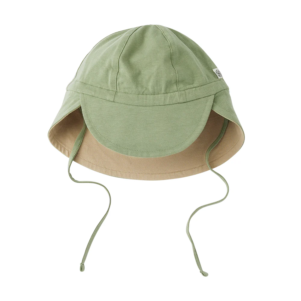 Cloby Wendbarer UV-Sonnenhut Olive Green/Sandy