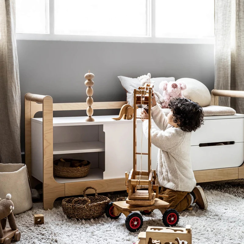 Rafa Kids  Sitzbank mit Stauraum H  Weiss - Image 2