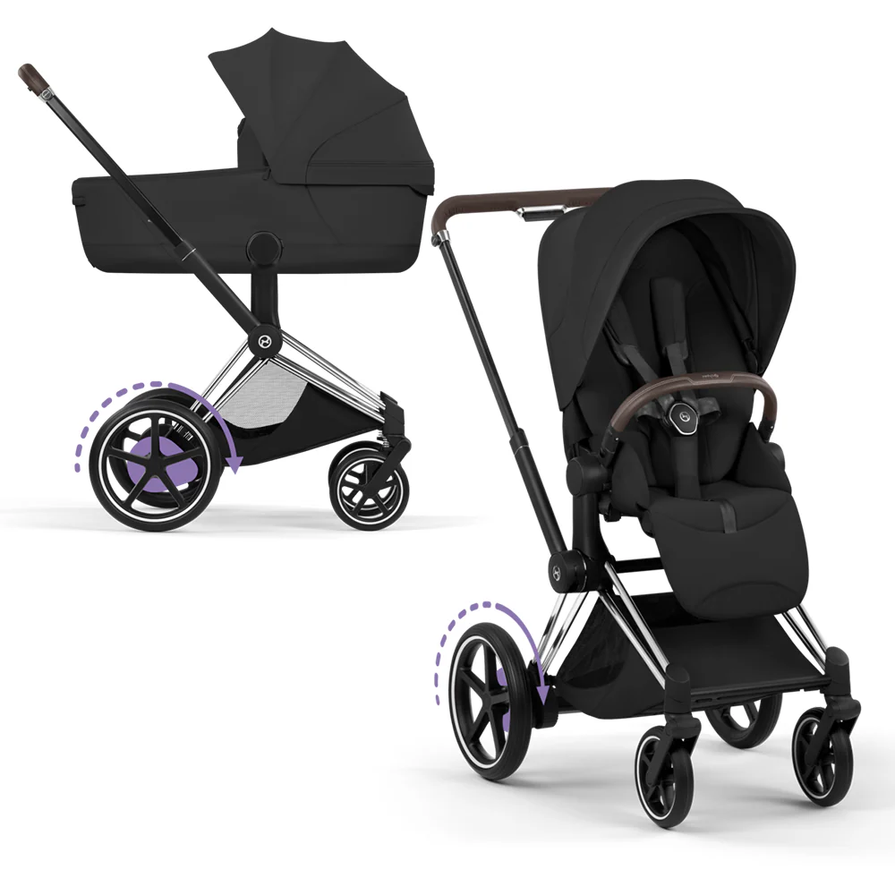 Cybex  e-Priam Style Chrome Brown/Sepia Black