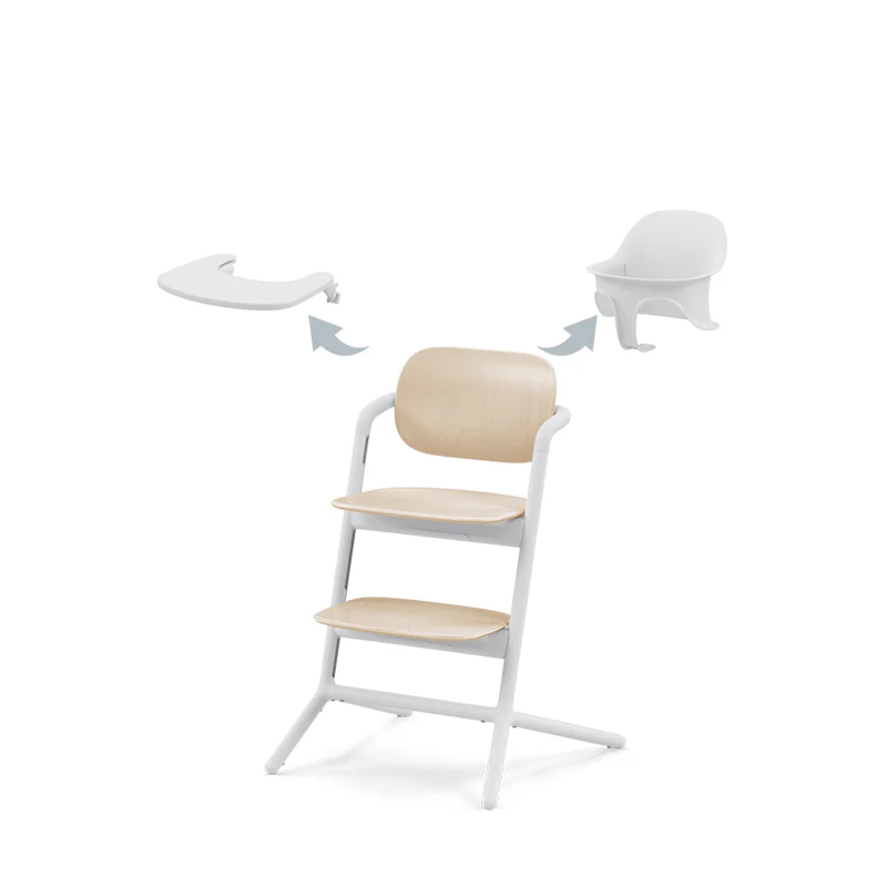 Cybex Lemo 3-in-1 Hochstuhl Sand White