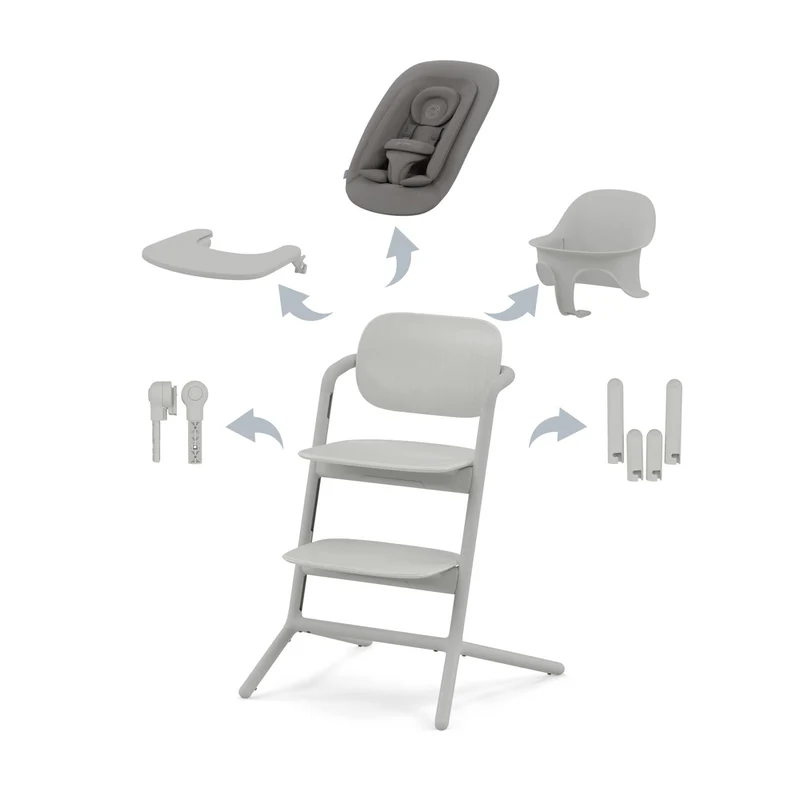Cybex Lemo 4-in-1 Hochstuhl Suede Grey