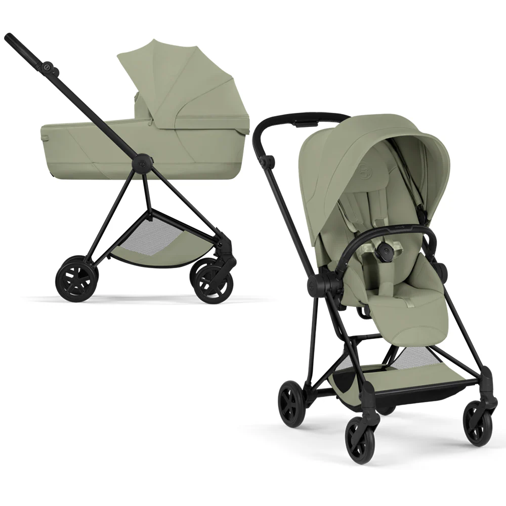 Cybex Mios Style Matt Black/Sage Green