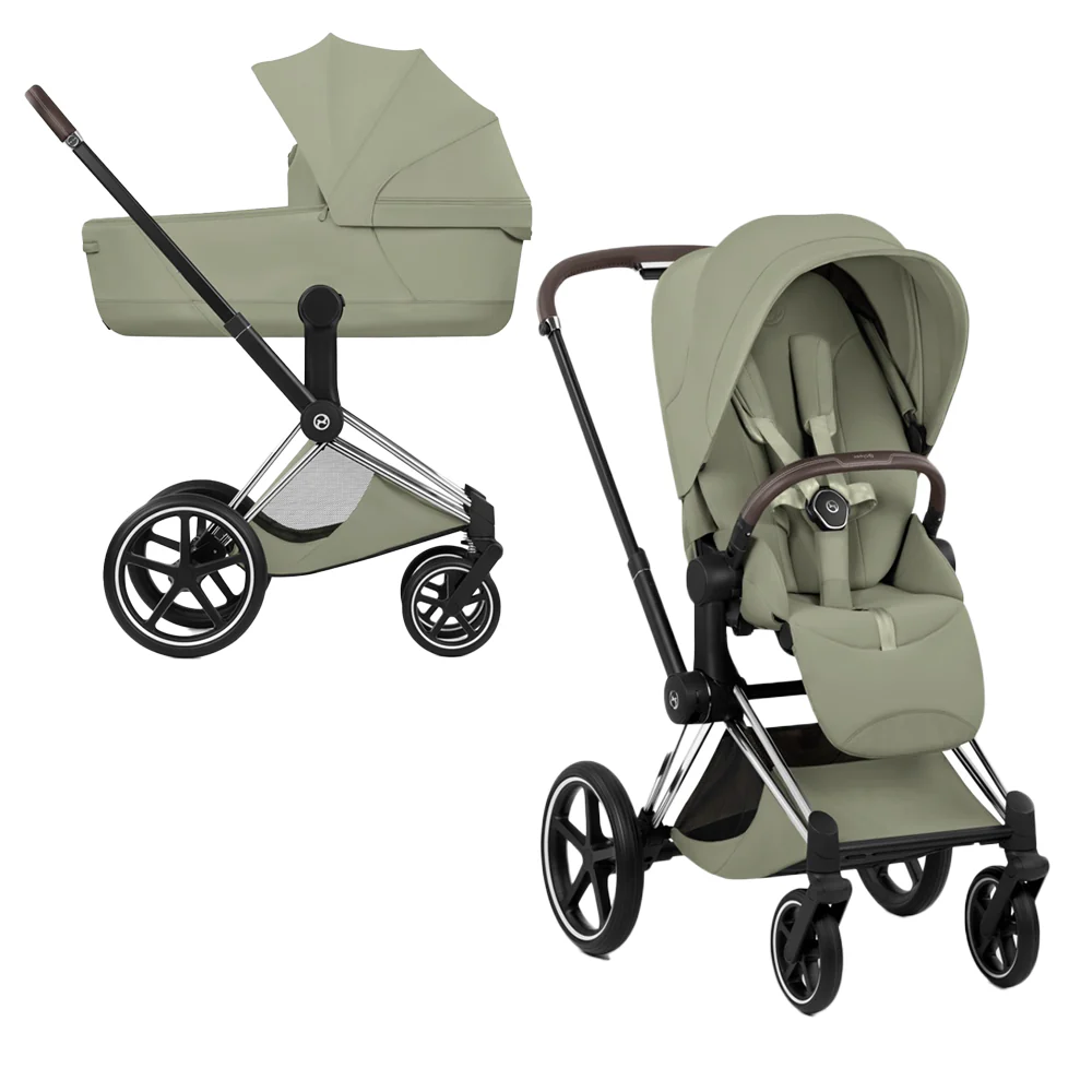 Cybex  Priam Style Chrome Brown/Sage Green