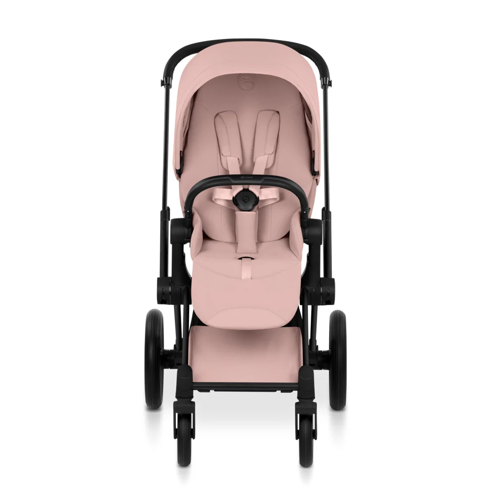 Cybex  Priam Style Matt Black/Peach Pink - Image 3