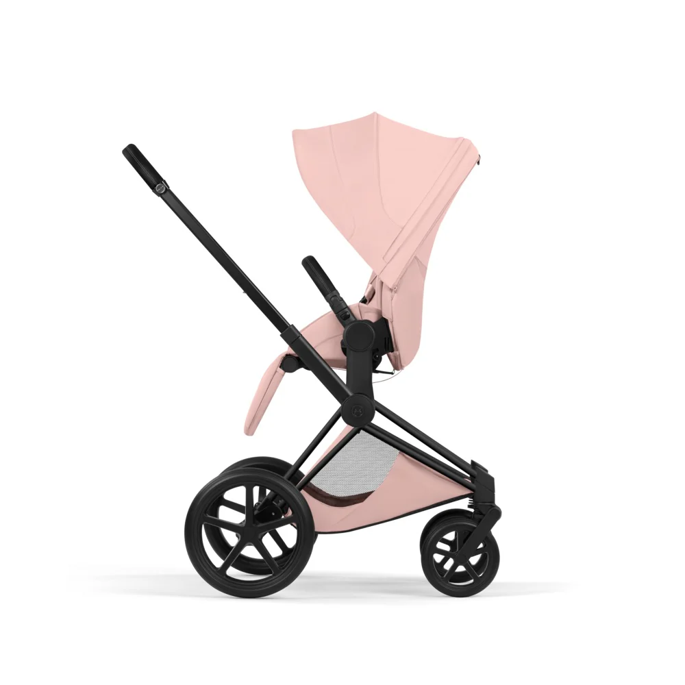 Cybex  Priam Style Matt Black/Peach Pink - Image 7