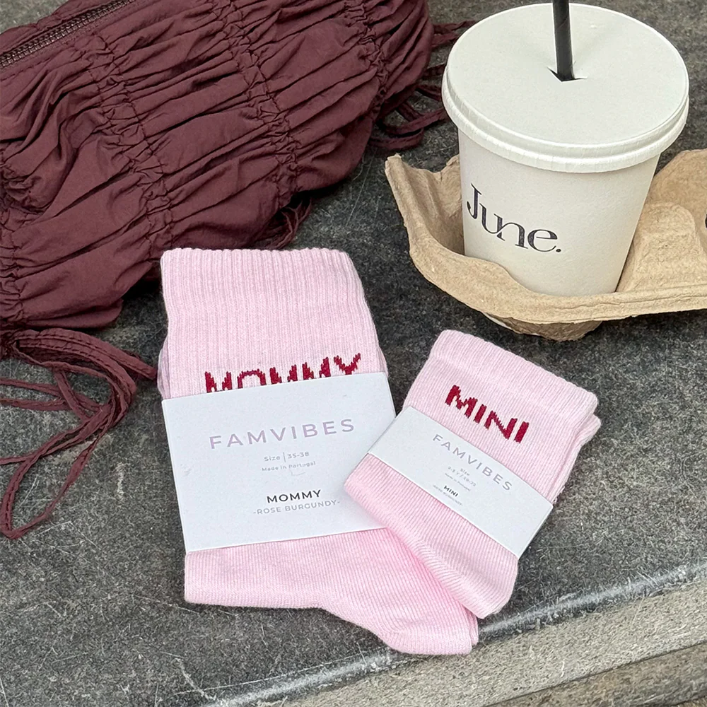 Famvibes Socken für Kinder 'Mini' Rosa - Image 3