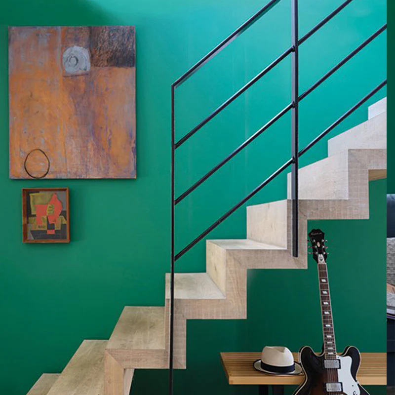 Farrow & Ball Modern Emulsion Archive Verdigris Green W50 - Image 4
