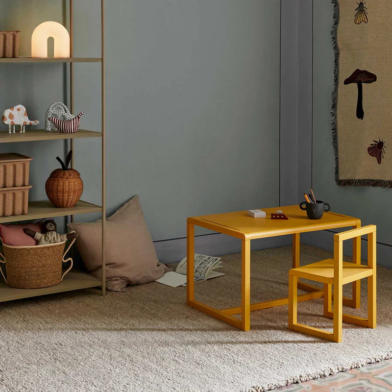 Ferm Living  Little Architect Tisch  Yellow - Image 2