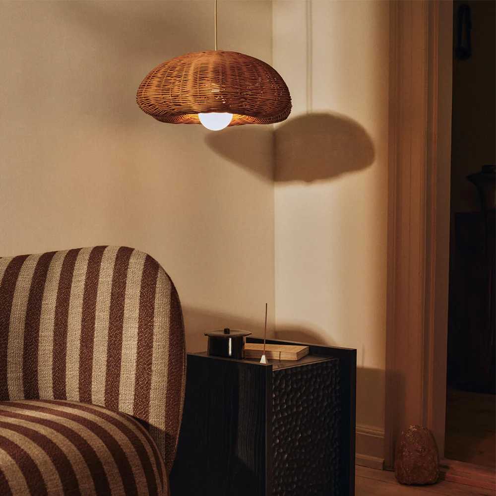 Ferm Living  Rattan Lampenschirm 'Rivan' Natural - Image 2