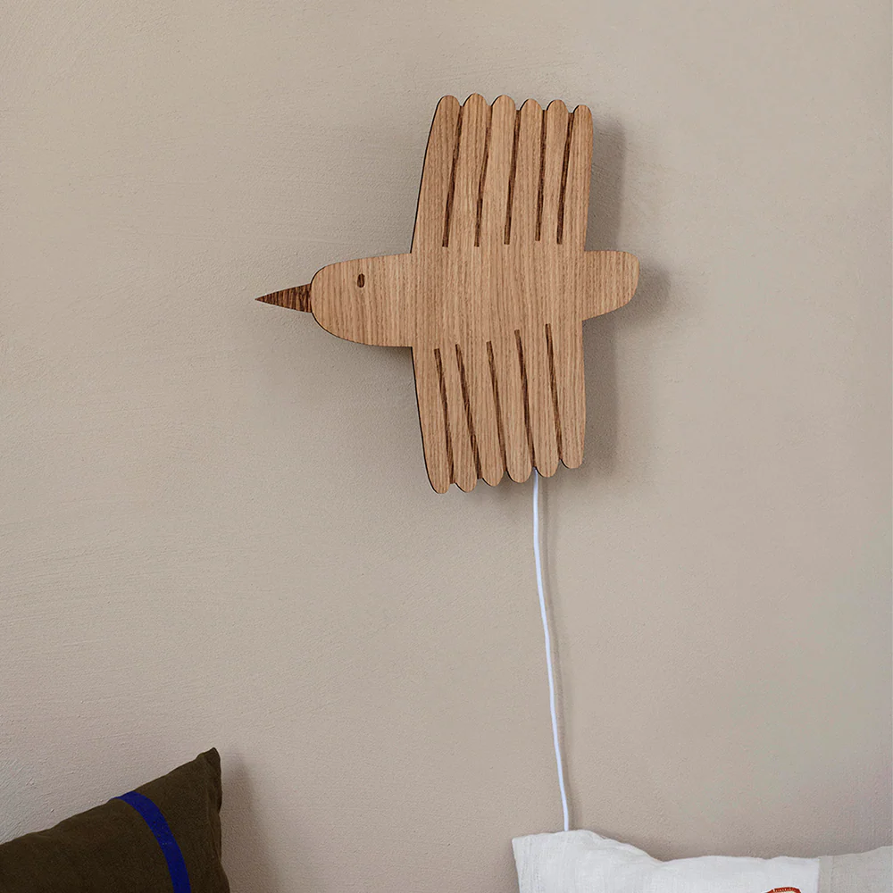 Ferm Living  Wandlampe Vogel Oiled Oak - Image 2