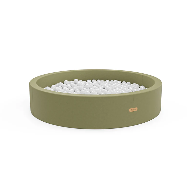 Jupiduu Bällebad mit 300 Bällen Olive
