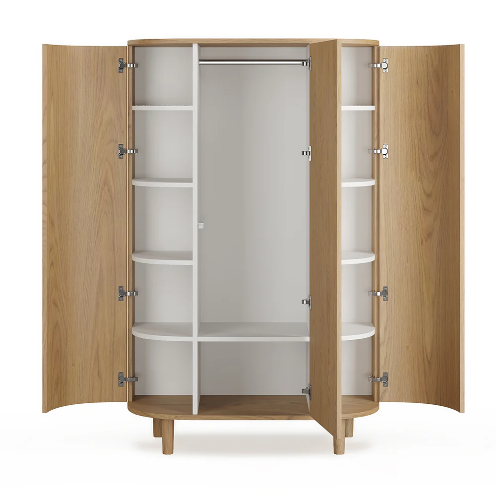 Kas Kopenhagen Kleiderschrank 'Kai' Oak - Image 3