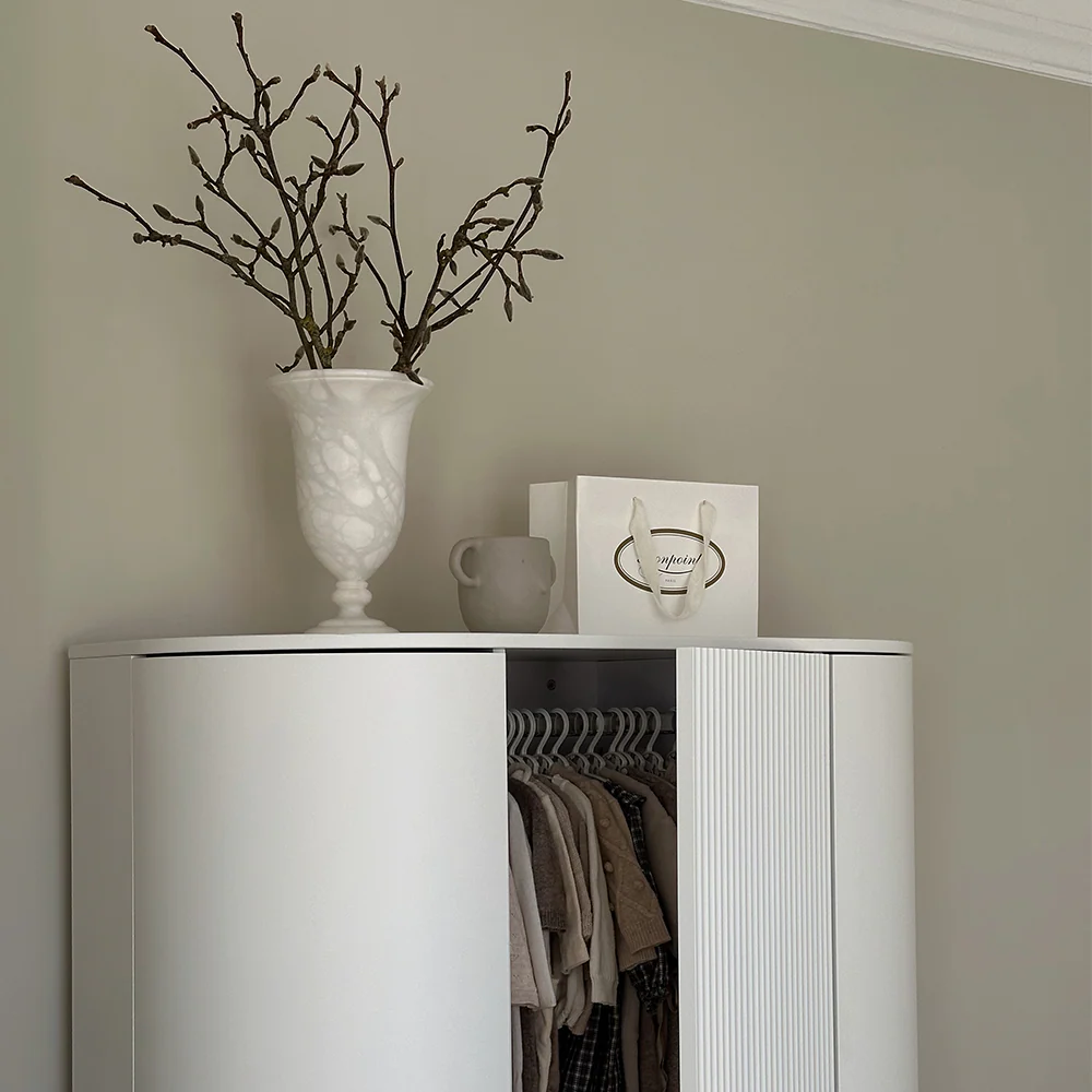 Kas Kopenhagen Kleiderschrank 'Kai' White - Image 10