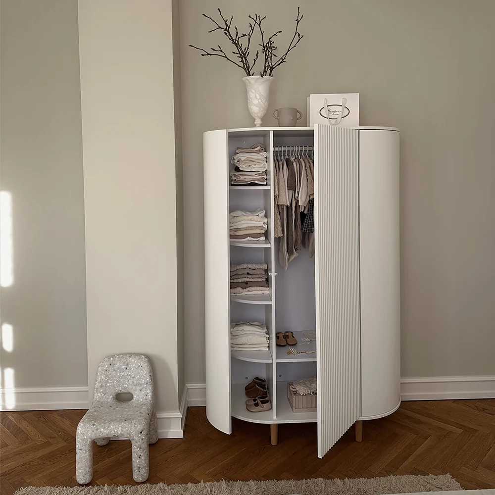 Kas Kopenhagen Kleiderschrank 'Kai' White - Image 9