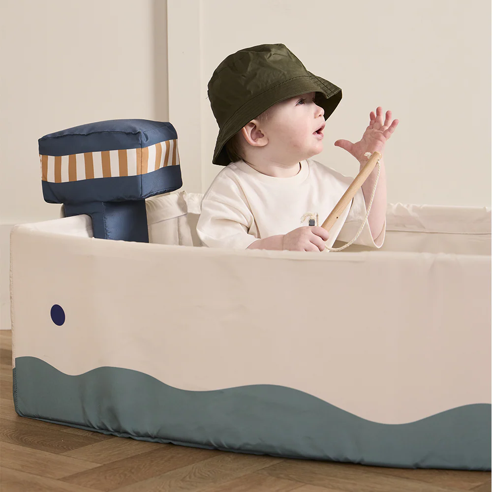 Kids Concept Fischerboot aus Stoff mit Angelset - Image 6