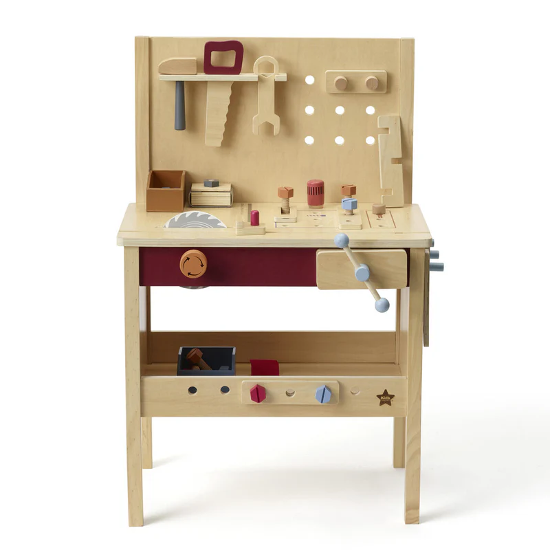 Kids Concept  Werkbank  Natur/Multi