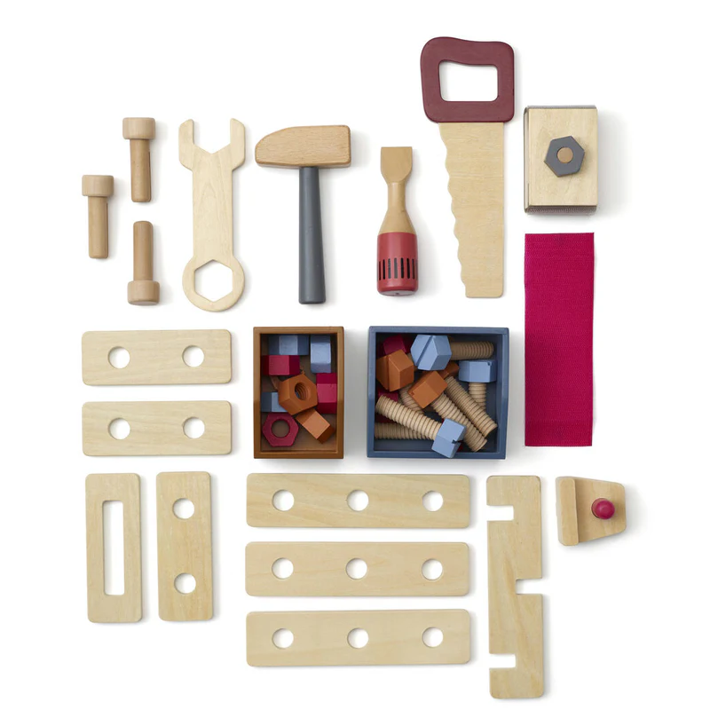 Kids Concept  Werkbank  Natur/Multi - Image 5