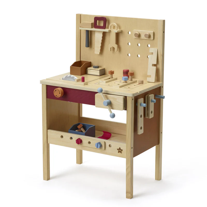 Kids Concept  Werkbank  Natur/Multi - Image 6