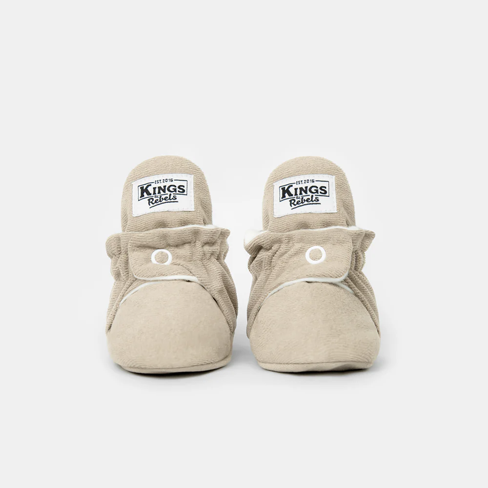 Kings & Rebels Baby Booties 'Gamuza' Ivory - Image 9