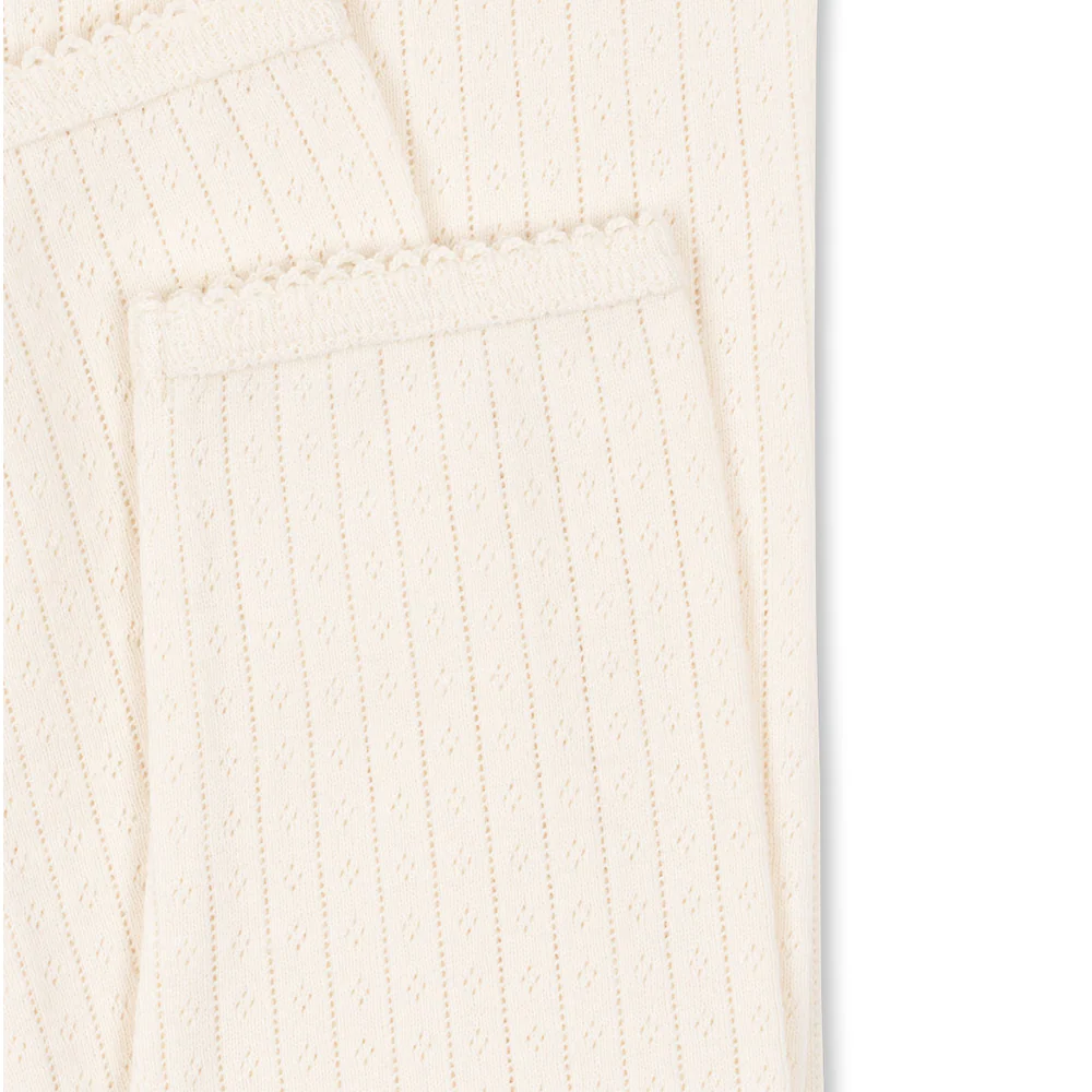 Konges Sløjd Baby Leggings 'Minnie' Antique White - Image 4