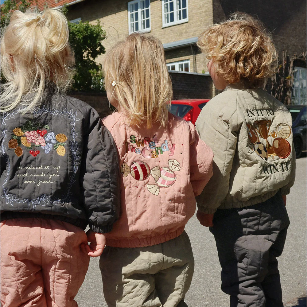 Konges Sløjd Bomber-Jacke 'Juno' Cameo Brown - Image 3