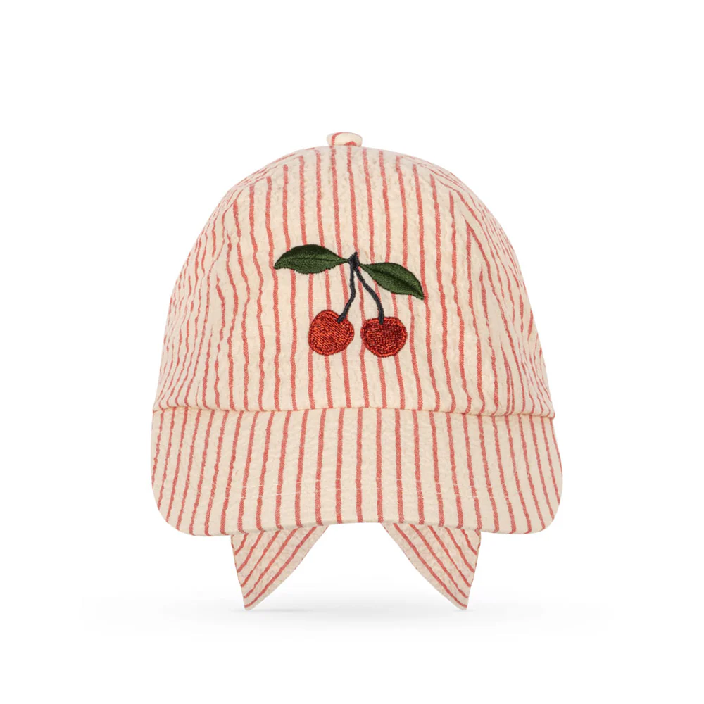 Konges Sløjd Cap 'Ellie Bow' Amour Stripe - Image 3