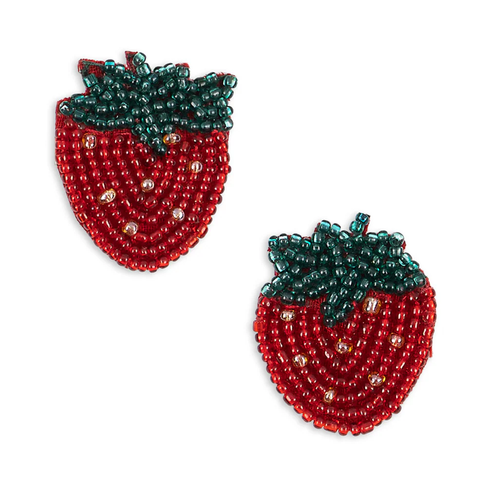 Konges Sløjd Haarclips mit Perlen Strawberry - Image 4