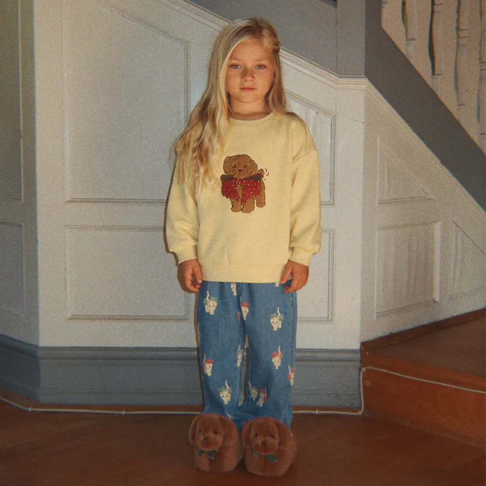 Konges Sløjd Jeans 'Magot' Bow Kitty Denim - Image 5
