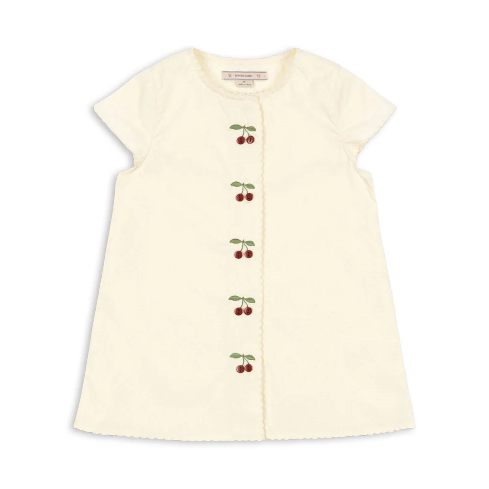 Konges Sløjd Kleid 'Evia' Cherry Cloud Cream