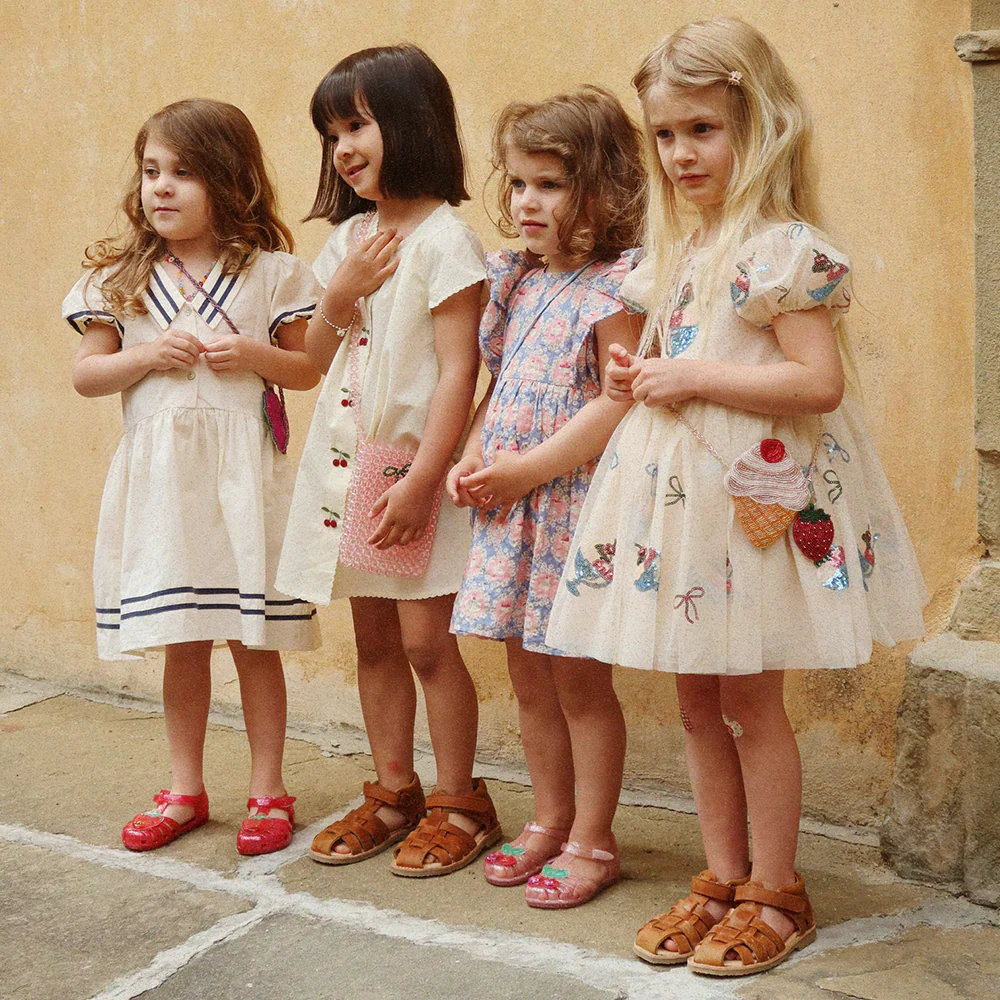 Konges Sløjd Kleid 'Evia' Cherry Cloud Cream - Image 5