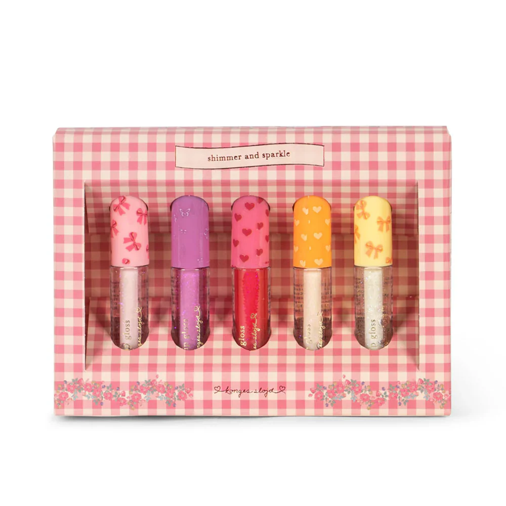 Konges Sløjd Lipgloss 5er Set 'Glitter'