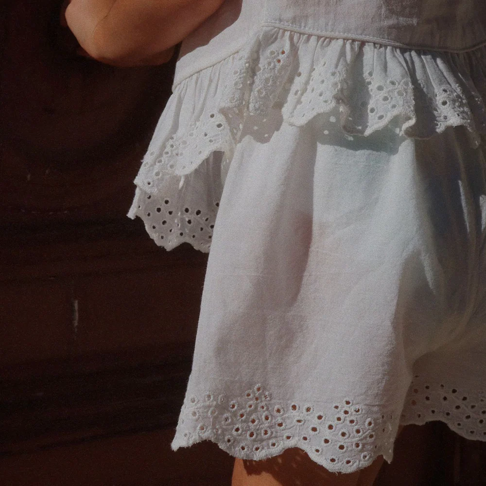 Konges Sløjd Shorts 'RHW X KS' Fiori Optic White - Image 4