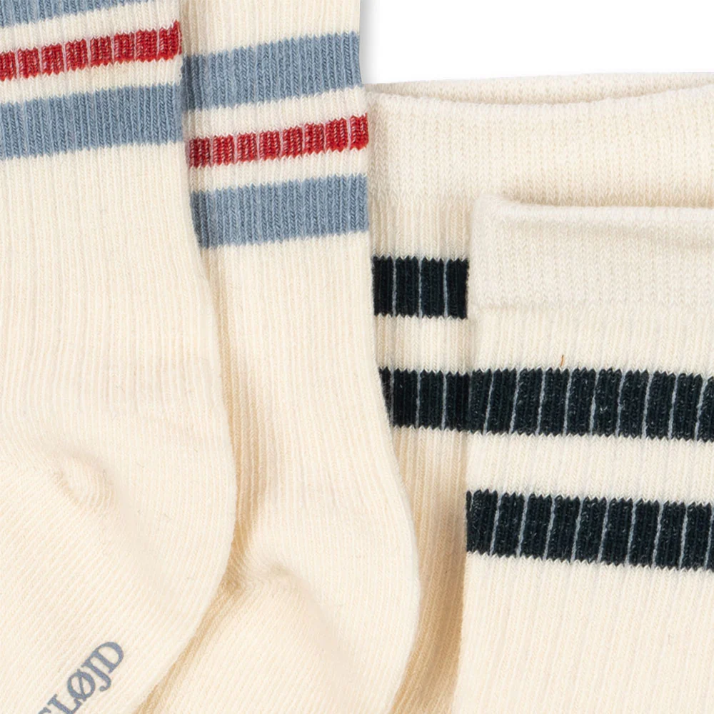 Konges Sløjd Socken 2er Pack 'Act' Optic White - Image 3
