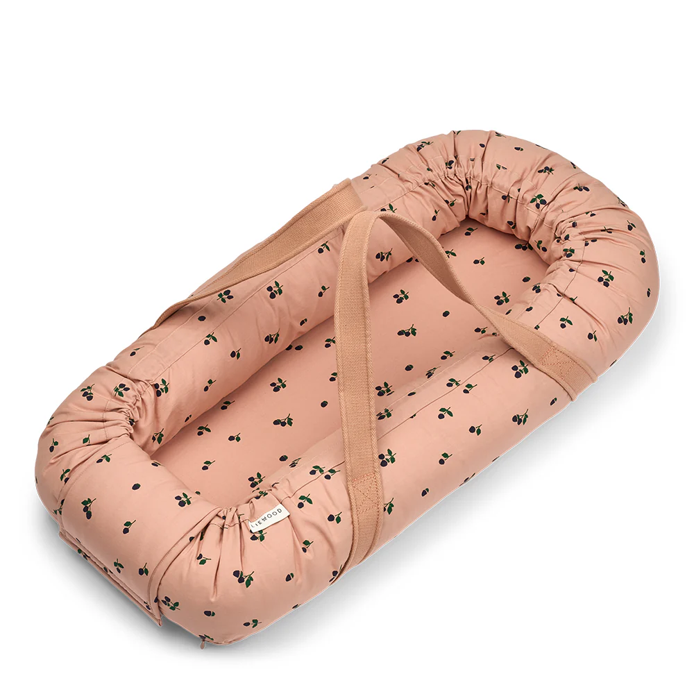 Liewood Babynest 'Gro' Mini Berry/Pale Tuscany
