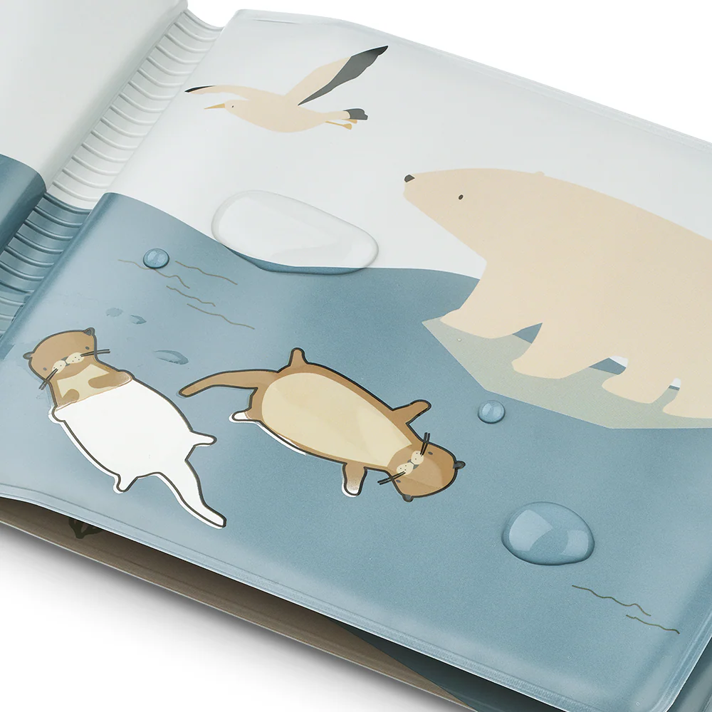 Liewood Badebuch 'Waylon'  Arctic Sea/Ocean View - Image 3