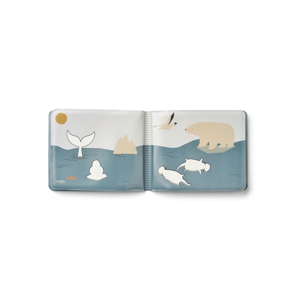 Liewood Badebuch 'Waylon'  Arctic Sea/Ocean View - Image 4