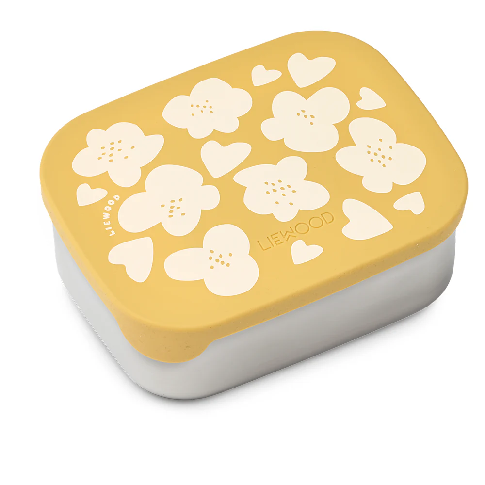 Liewood  Kinder Lunchbox 'Arthur' Flower/Lemon Yellow
