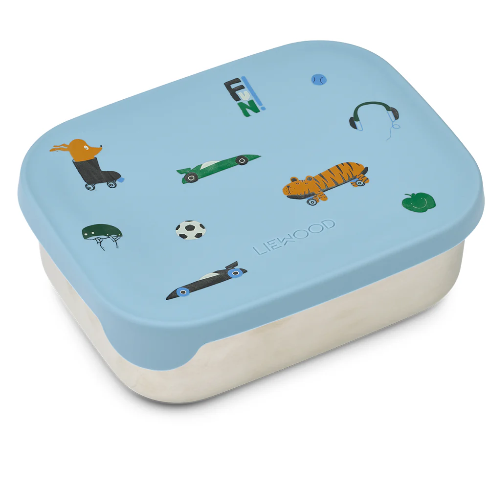Liewood  Kinder Lunchbox 'Arthur' Fun/Beach Blue
