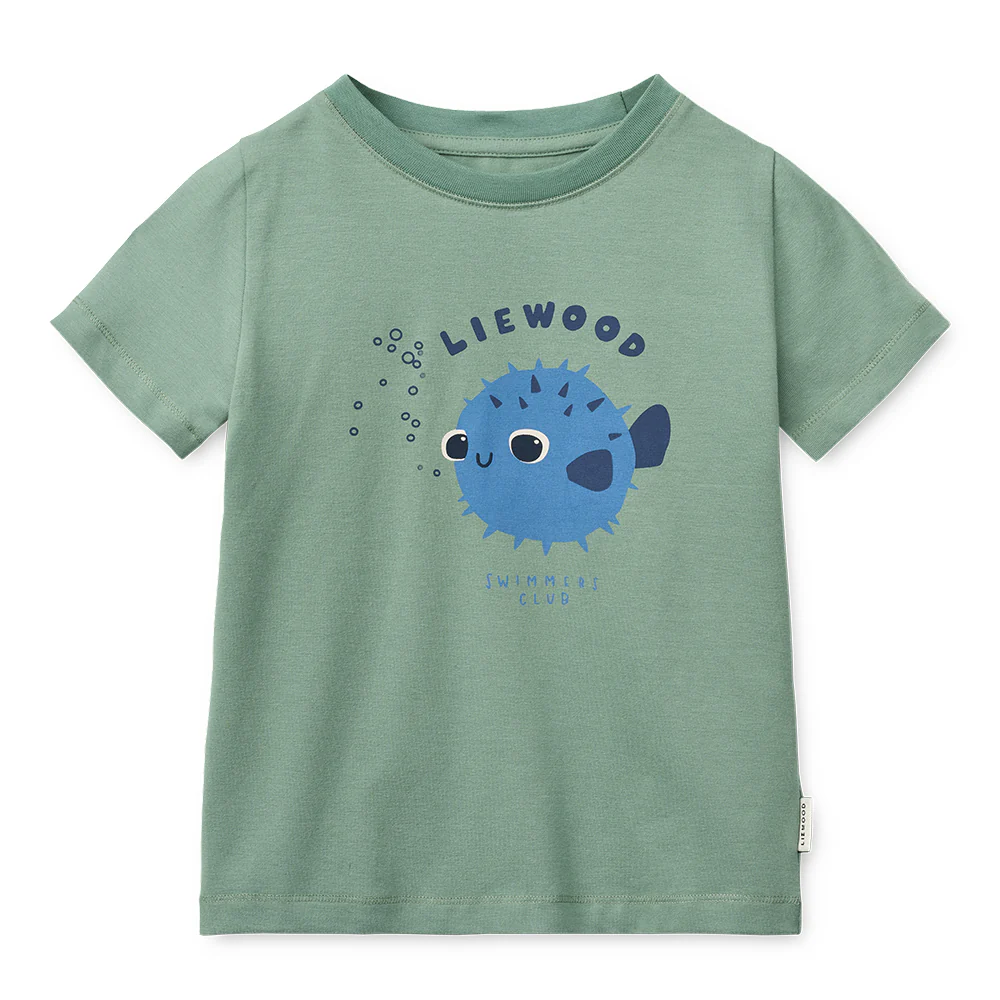 Liewood Schlafanzug Set 'Ilford' Pufferfish/Peppermint/Mix - Image 2