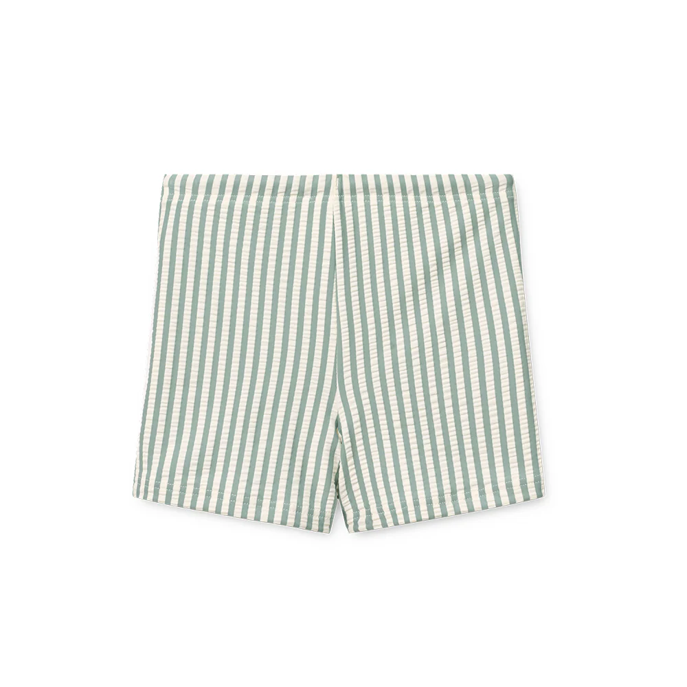 Liewood Seersucker Badeshorts 'Otto' Peppermint/Creme de la Creme - Image 2