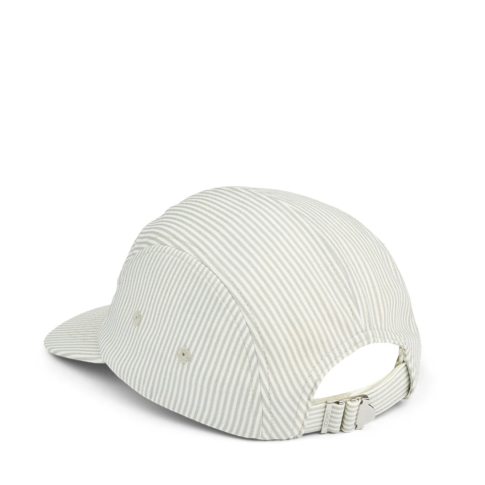 Liewood Seersucker Cap 'Rory' Peppermint/Sandy - Image 2