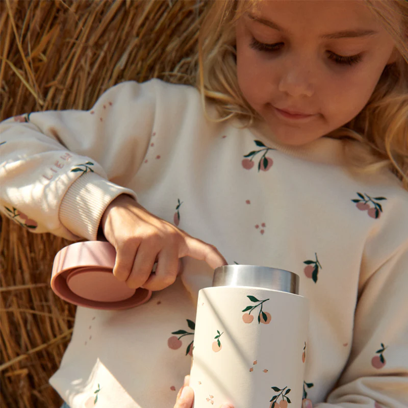 Liewood Thermo Lunchbox 'Kiani' Peach/Sea Shell - Image 2