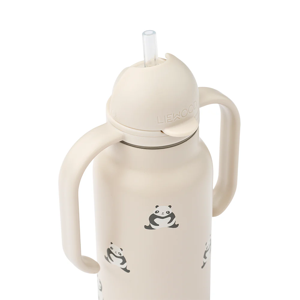 Liewood Trinkflasche 'Kimmie' 250 ml Mini Panda/Sandy - Image 3